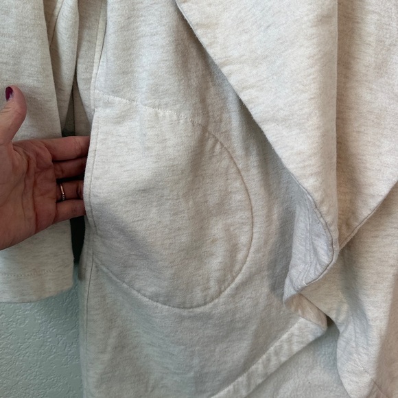 Olive and Oak Cardigan White Cream Heathered Size Medium - Picture 5 of 11